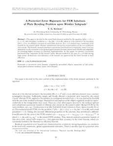 Mixed FEM for thin plate bending problem