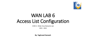 LAB  - Access Lists