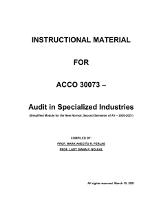 Instructional Material 