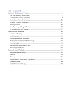 (FULL) CSEC Agricultural Science Syllabus Revision