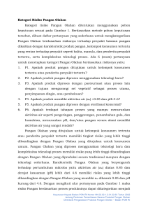 Kategori Risiko Pangan Olahan: Pedoman & Pohon Keputusan