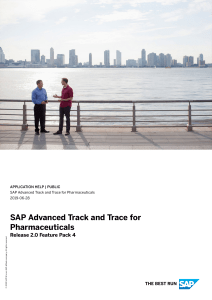 SAP Advanced Track Trace Application Help EN