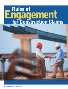 Construction Claims: Owner's Rules of Engagement