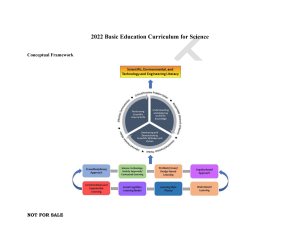 K-12 Science Curriculum Framework