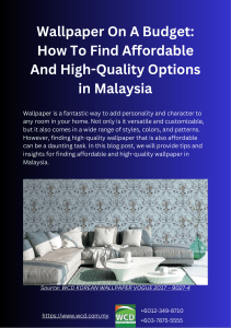 Wallpaper on a Budget How to Find Affordable and High-Quality Options in Malaysia