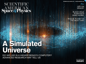 Scientific American: Space & Physics - Simulation, Venus, Black Holes