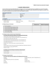 School-Community Data Profile