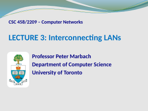 Lecture03 Interconnecting LANs