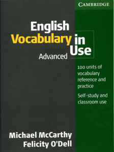 1628581925English Vocabulary In Use - Advanced (, Cambridge)