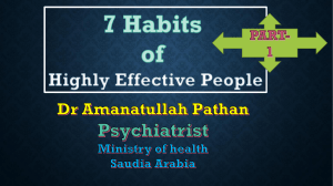 7 habits PART 1