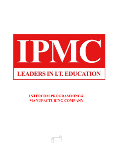 IPMC FINAL PROJECT WORK 2023 (MCSE)