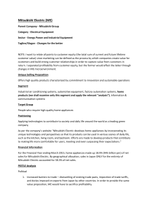 PESTLE Analysis for Mitsubishi Electric