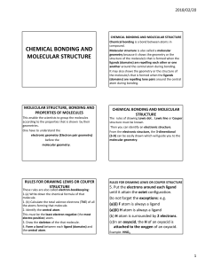 Theme 5 Chemical Bonding And Molecular Structure