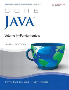 Core Java Volume I Fundamentals 9th Edition