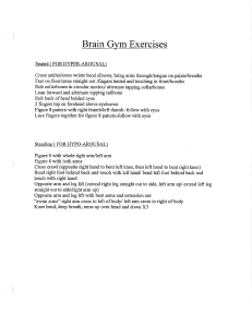 Brain Gym Exercises Guide