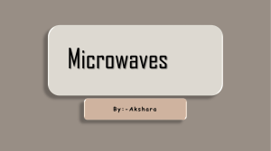 physics microwaves ppt