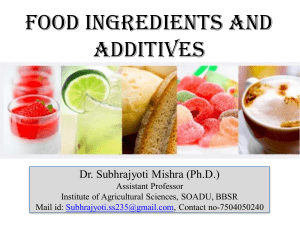 Food ingradients