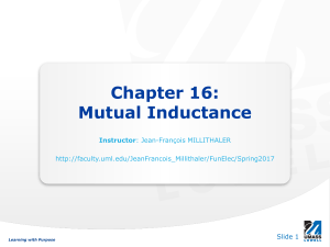 Ch15 - Mutual Inductance