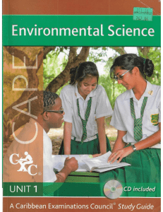 CXC Study Guide Environmental Science CAPE Unit 1