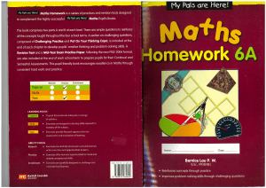 Math Homework 6A