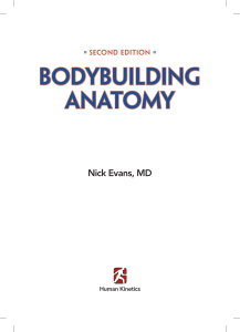 Bodybuilding Anatomy-2nd Edition by Nicholas Evans