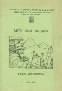 1988 - Hinostroza, Lauro - Medicina andina