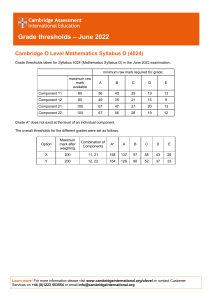 661054-cambridge-o-level-mathematics-d-4024-grade-threshold-table-june-2022