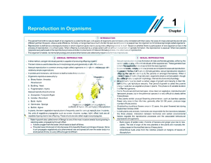 1. Reproduction in Organisms