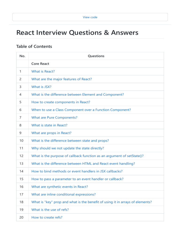 problem solving questions in react