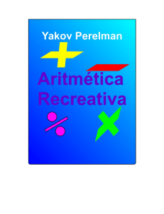 01. Aritmética Recreativa autor Yakov Perelman