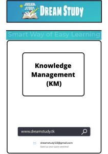 Knowledge-Management-(www.dreamstudy.tk)(4in1)