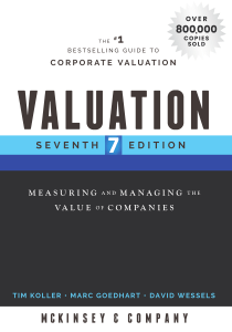 Kotobati - Valuation Measuring and Managing the Value of Companies by Tim Koller, Marc Goedhart, David Wessels