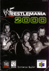 Nintendo N64 WWF WrestleMania 2000