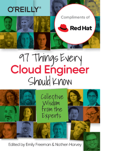 97 things Cloud engr should know