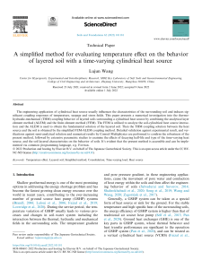 A simplified method for evaluating temperature effect on the behavior