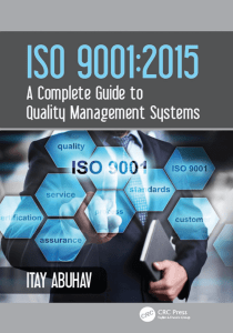 Itay Abuhav - ISO 9001  2015 A Complete Guide to Quality Management Systems (2017, CRC Press) - libgen.li