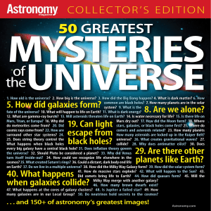 50 Greatest Mysteries of the Universe By David J. Eicher