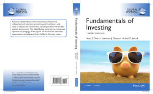 Fundamentals of Investing - Gitman 13th Edition