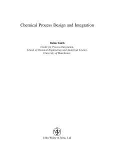 Chemical Process Design & Integration Textbook 
