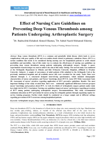 Effect of Nursing Care Guidelines-1849