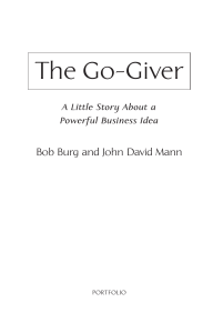 The Go-Giver 2