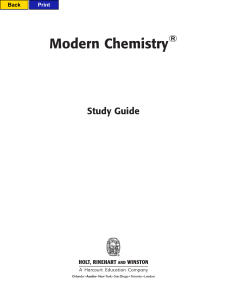 modern chemistry textbook answer key