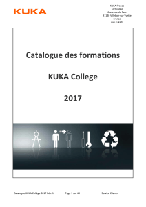 Catalogue KUKA College