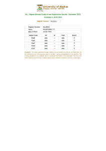 Results ML