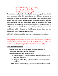 Consumer Equilibrium: Utility Theory Exam Prep