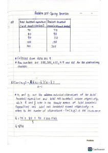 Problem set answers spring