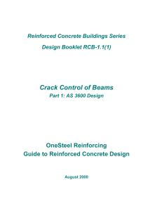 crack control of beams design booklet