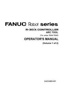 R-30iA ArcTool Operator Manual 1 part