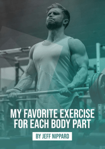 My Favorite Exercise For Each Body Part