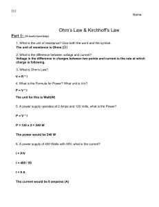 Ohm and Kirchoffs law Part 1 assignment TEJ.docx (1)